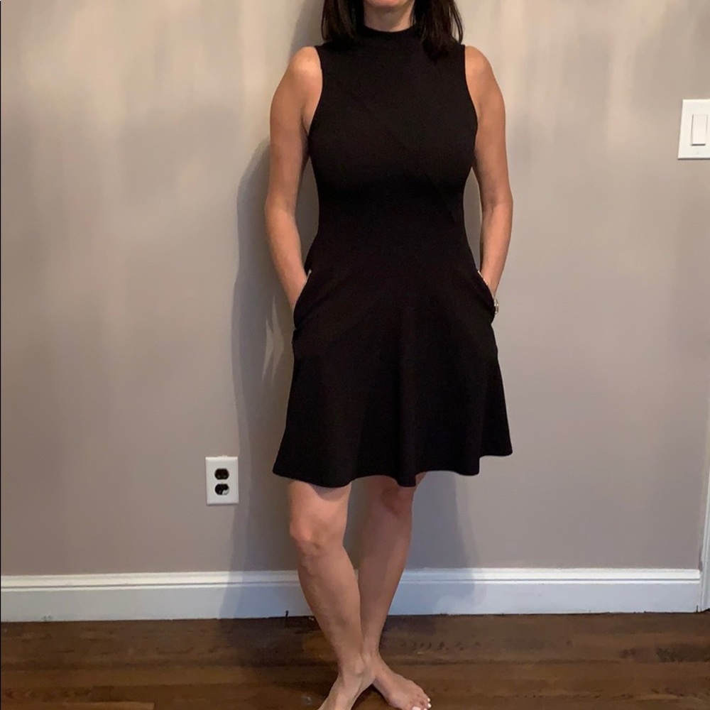 Jack meets Kate black skater  dress pockets XS